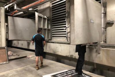 Flood Barrier System at GPT's Riverside Centre in Brisbane