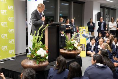 GPT CEO Bob Johnston at the Girls in Property Awards Night